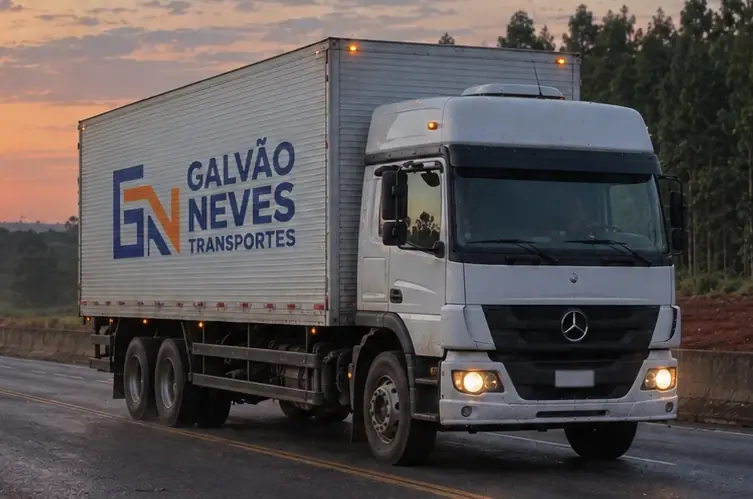 Caminhão truck da Galvão Neves.